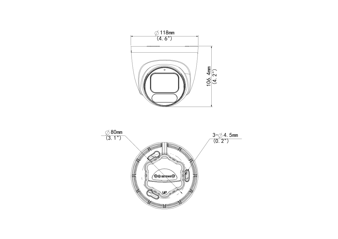 尺寸图400万全彩海螺半球网络摄像机.png