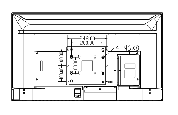 43寸壁挂信息发布屏尺寸图MW3343-G-DT（2）.png